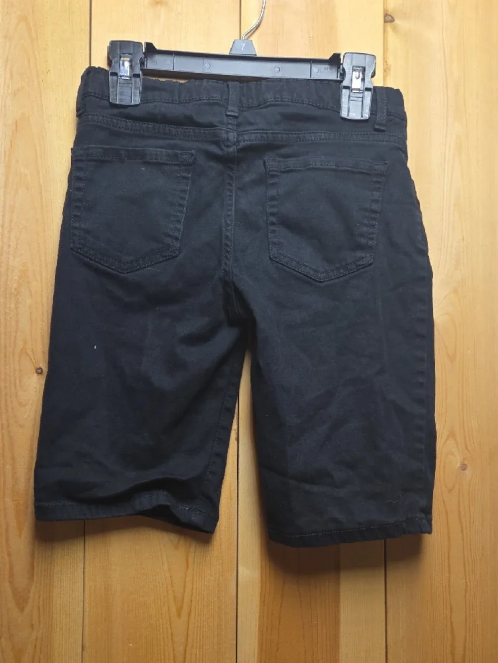 The Children's Place Black Boyfriend Bermuda Jeans